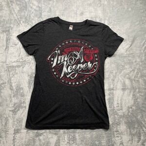 The Band Perry Im A Keeper T Shirt Women's Charcoal Gray Graphic Tee Size Medium